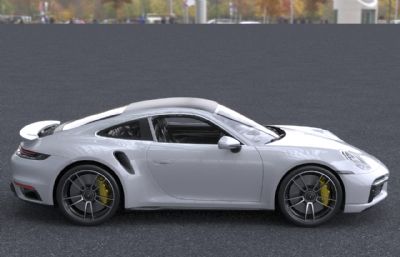 2022款保时捷911跑车3dmax模型