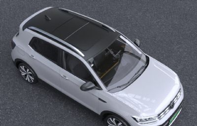 2021款大众TCross途铠汽车3dmax模型