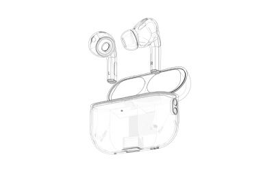 苹果AirPods Pro第二代蓝牙耳机keyshot渲染3D模型