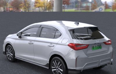 2022款本田锋范City Hatchback汽车3dmax模型