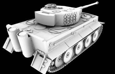 虎式坦克Maya模型