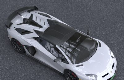 2022款兰博基尼Aventador SVJ超跑车