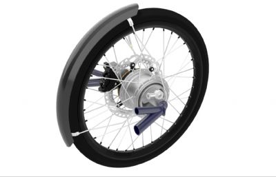 自行车车轮结构精细模型,rhino模型