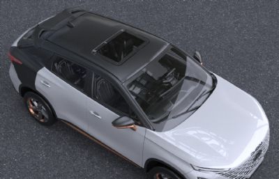 2022款奇瑞Omoda O5 GT汽车3dmax模型