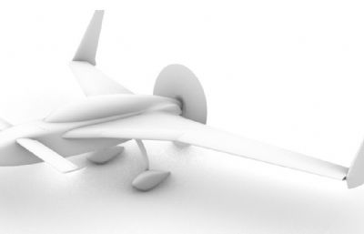 小巧飞机,飞行器rhino模型