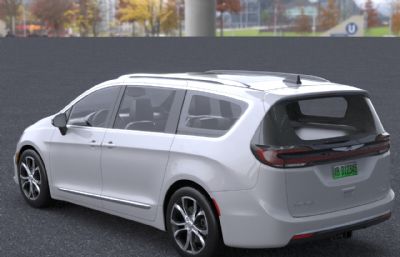 2022款克莱斯勒Pacifica汽车3dmax模型