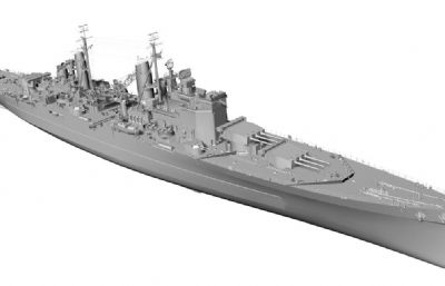德雷克号重巡洋舰stl模型