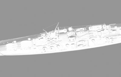 亨利四世号重巡洋舰stl模型