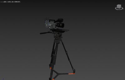 电影相机,带三脚架的摄像机