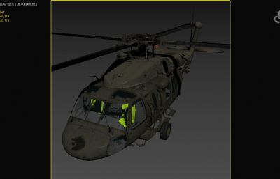 西科斯基 UH-60 黑鹰美国军用通用直升机