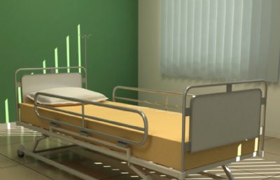 病床,医院床3dmax模型