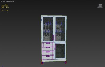 文件柜,药品柜3dmax模型
