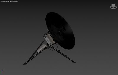 卫星终端,信号接发收器max,fbx模型