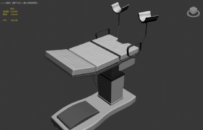 妇科手术台,产房手术台3dmax模型