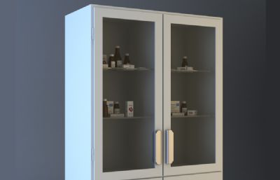 文件柜,药品柜3dmax模型