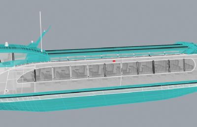 莫斯科河游览船rhino模型