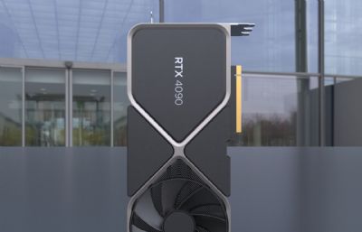 英伟达NVIDIAGeForceRTX4090显卡,低分辨率贴图