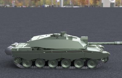 现代化坦克3dmax模型