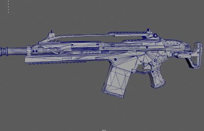 SCAR-H步枪,突击步枪游戏道具