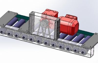 链条输送机solidworks模型