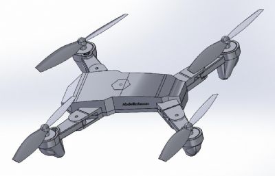 四旋翼无人机step模型