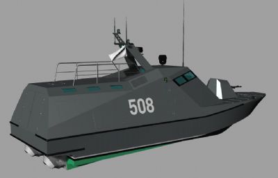 小型冲锋登陆艇rhino模型
