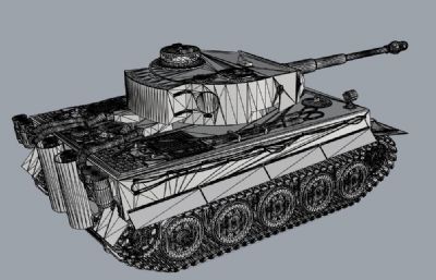 虎式坦克rhino模型