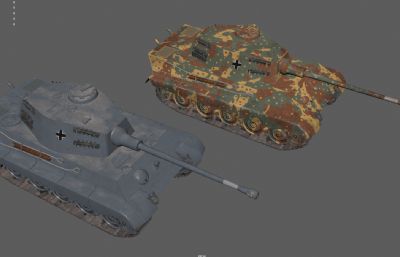 虎式坦克,虎2坦克,虎王坦克,德国坦克