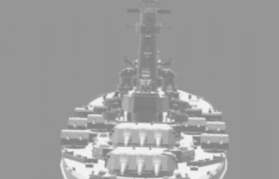 架空美国海军路易斯安那号战列舰