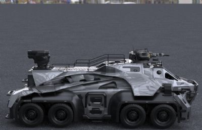 MIKE装甲车3dmax模型
