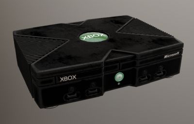 X-BOX游戏机OBJ中模