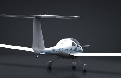 私人运动飞机3dmax模型