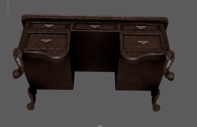 老板桌,欧式桌子,中世纪实木桌子