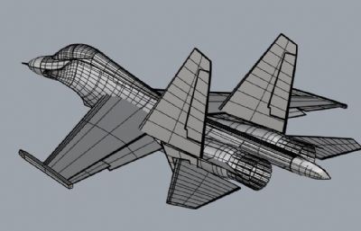 苏-30MKI战斗机rhino模型