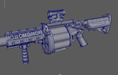 M32榴弹发射器,榴弹枪游戏道具