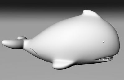 卡通虎鲸rhino模型