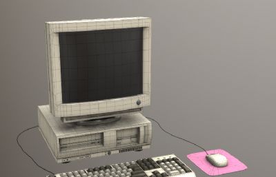 老式计算机,90年代台式电脑