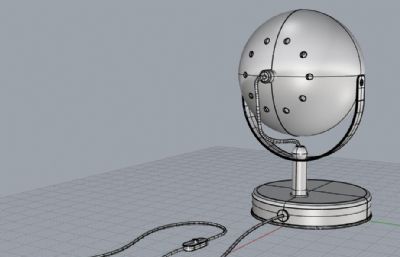球形台灯rhino模型