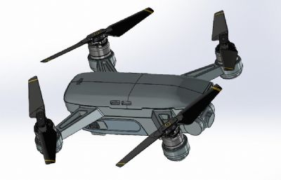 四轴飞行器无人机模型