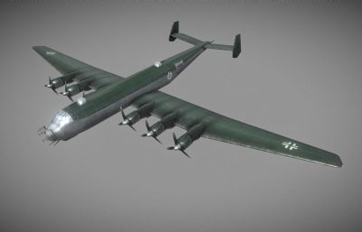 容克斯ju-390b二战飞机,重型轰炸机