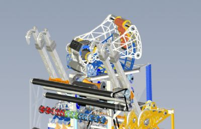 另一台比赛机器人小车模型