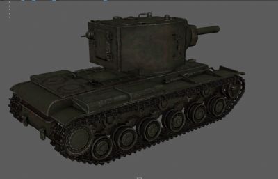 苏联kv2坦克,装甲车