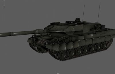 德国豹2坦克,野战车,履带坦克
