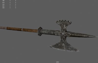 中世纪维京战斧,斧头,长斧