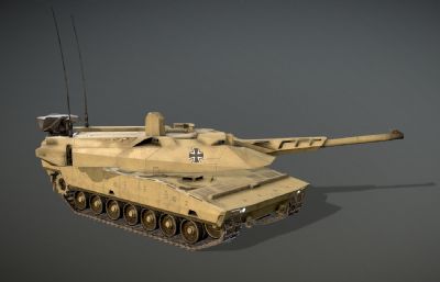 美洲豹坦克低模