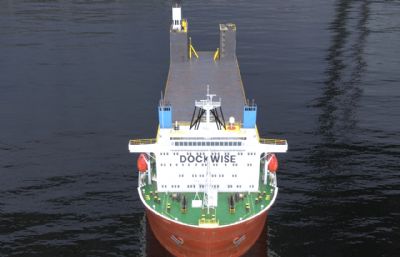 特种船半潜式母船max,fbx模型