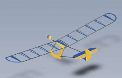 小型滑翔机step模型