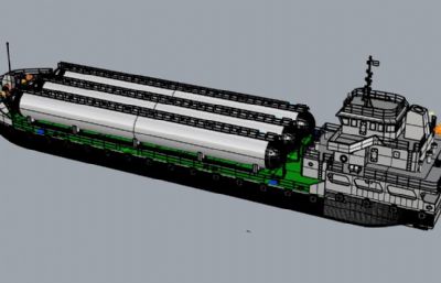 液化石油气运输船rhino模型