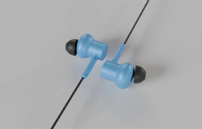 入耳式耳机OBJ素模