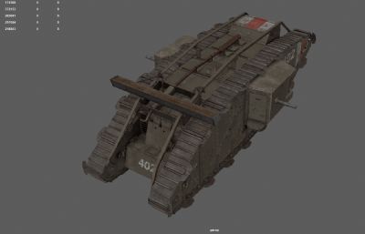 马克IV型坦克,MARKI型坦克,坦克鼻祖